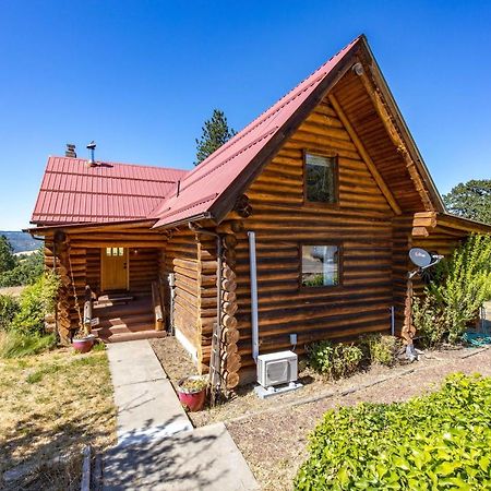 Rowland Log Cabin Home Lyle Экстерьер фото