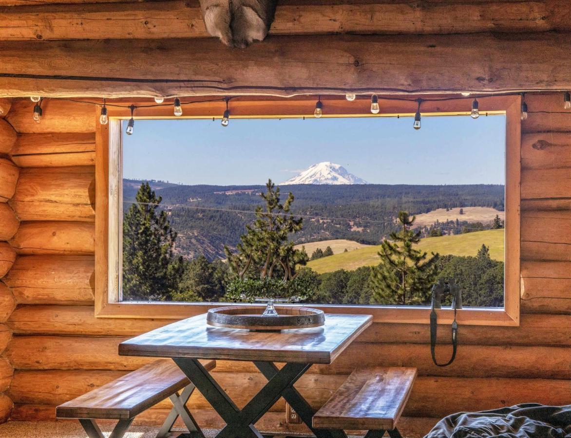 Rowland Log Cabin Home Lyle Экстерьер фото